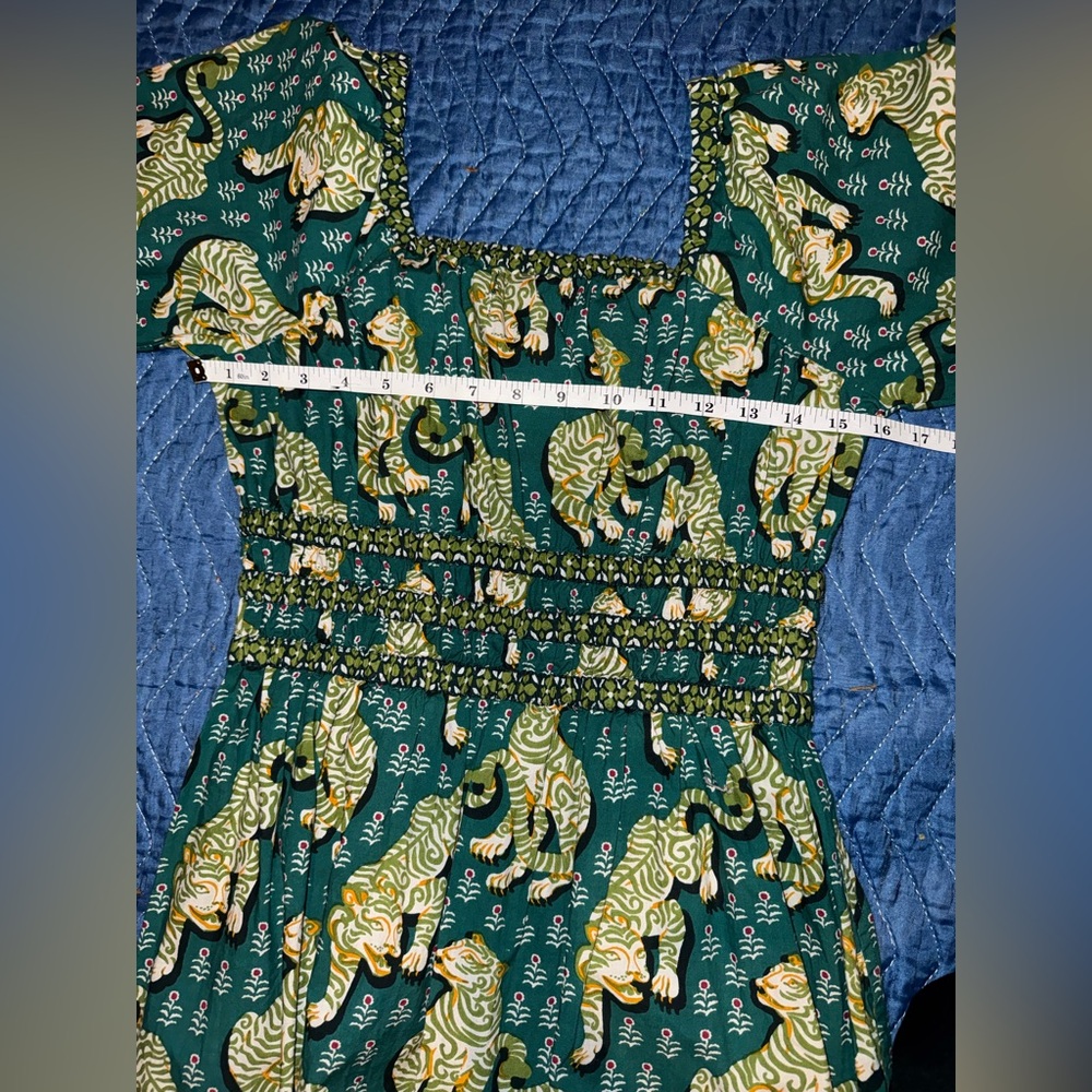 Gorgeous Printfresh cotton midi Dress in Tiger Queen XS NWOT - Picture 5 of 9